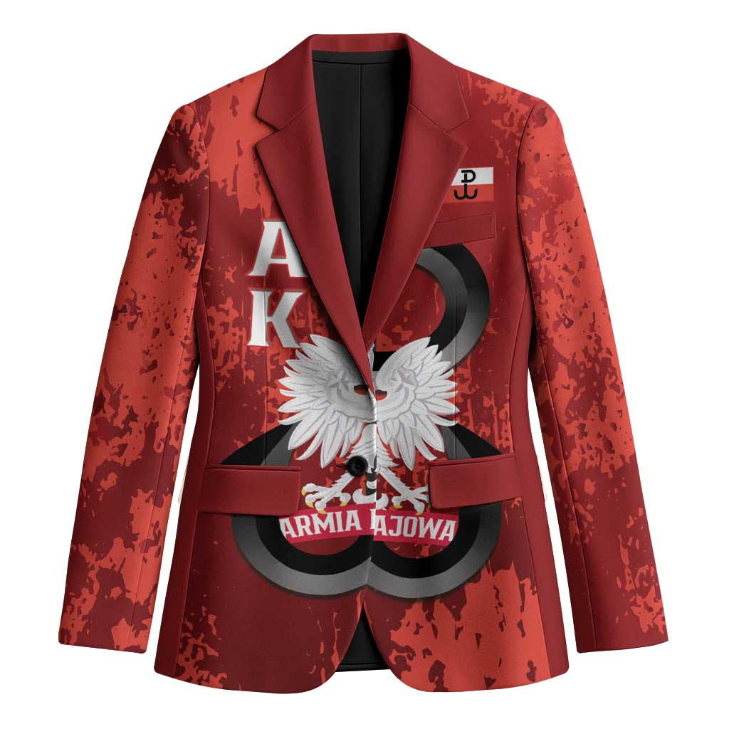 Home Army Poland Blazer Armia Krajowa Kotwica Grunge Style