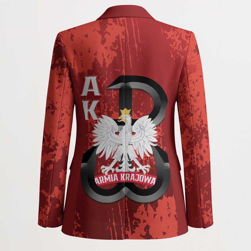 Home Army Poland Blazer Armia Krajowa Kotwica Grunge Style