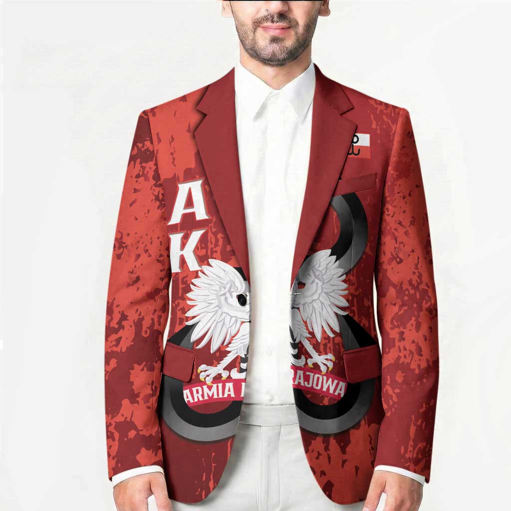 Home Army Poland Blazer Armia Krajowa Kotwica Grunge Style