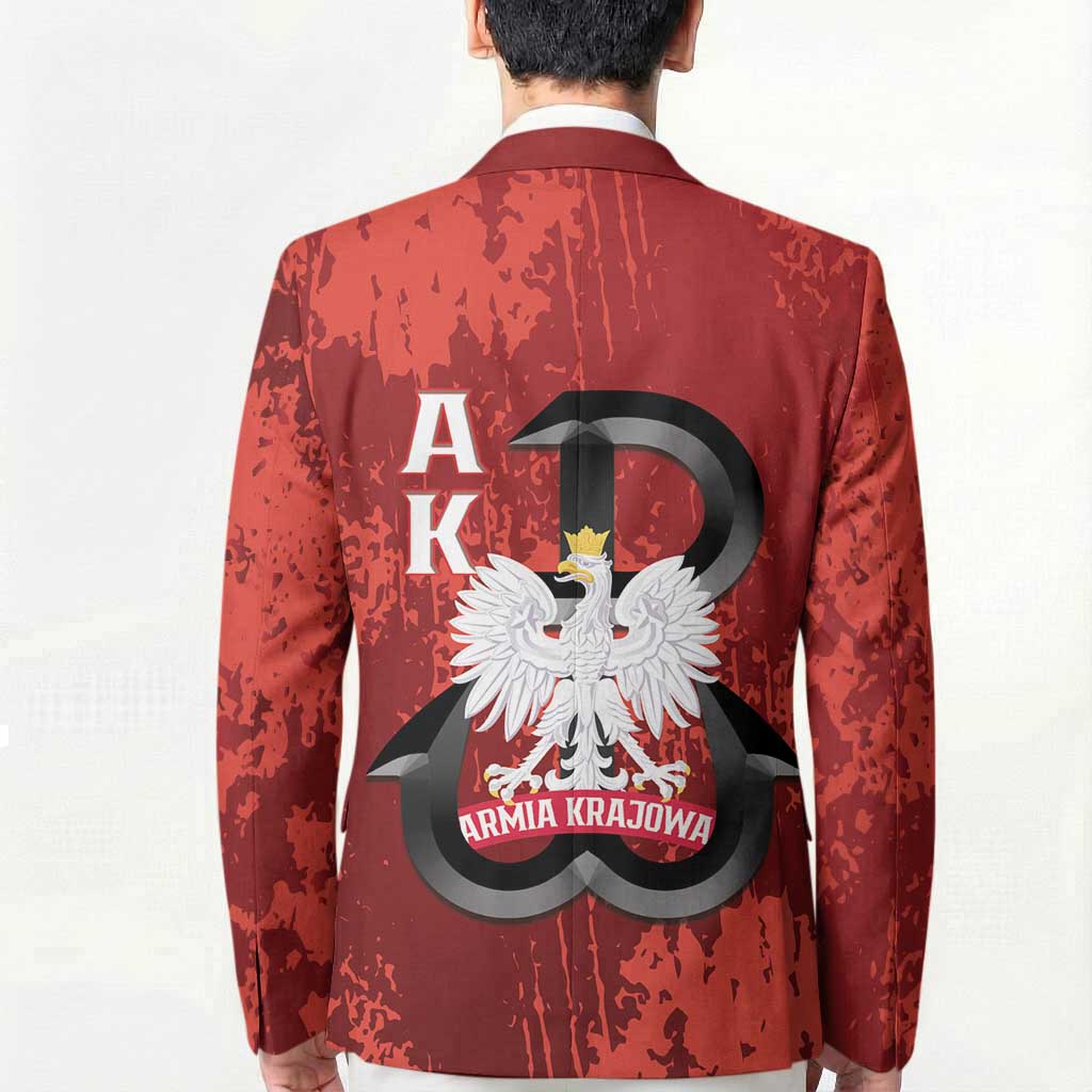 Home Army Poland Blazer Armia Krajowa Kotwica Grunge Style