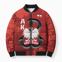 Home Army Poland Bomber Puffer Jacket Armia Krajowa Kotwica Grunge Style