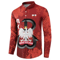 Home Army Poland Button Sweatshirt Armia Krajowa Kotwica Grunge Style