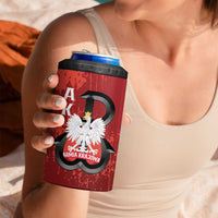 Home Army Poland 4 in 1 Can Cooler Tumbler Armia Krajowa Kotwica Grunge Style