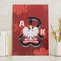 Home Army Poland Canvas Wall Art Armia Krajowa Kotwica Grunge Style