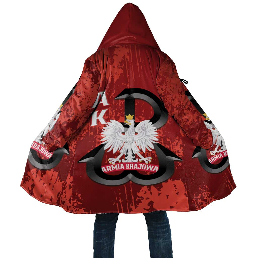Home Army Poland Cloak Armia Krajowa Kotwica Grunge Style