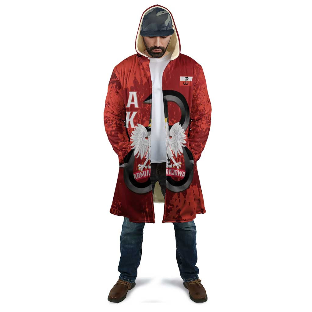 Home Army Poland Cloak Armia Krajowa Kotwica Grunge Style