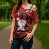Home Army Poland Cross Shoulder Shirt Armia Krajowa Kotwica Grunge Style