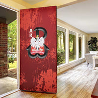 Home Army Poland Door Cover Armia Krajowa Kotwica Grunge Style