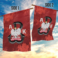 Home Army Poland Garden Flag Armia Krajowa Kotwica Grunge Style