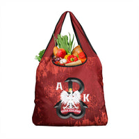 Home Army Poland Grocery Bag Armia Krajowa Kotwica Grunge Style