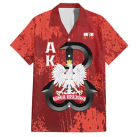Home Army Poland Hawaiian Shirt Armia Krajowa Kotwica Grunge Style