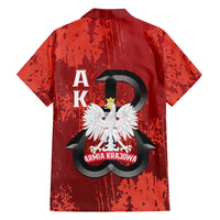 Home Army Poland Hawaiian Shirt Armia Krajowa Kotwica Grunge Style
