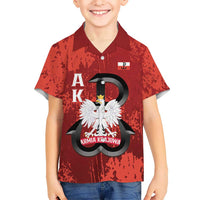 Home Army Poland Hawaiian Shirt Armia Krajowa Kotwica Grunge Style