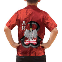 Home Army Poland Hawaiian Shirt Armia Krajowa Kotwica Grunge Style