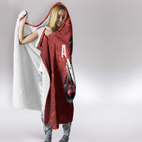 Home Army Poland Hooded Blanket Armia Krajowa Kotwica Grunge Style