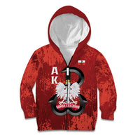 Home Army Poland Kid Hoodie Armia Krajowa Kotwica Grunge Style