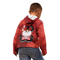 Home Army Poland Kid Hoodie Armia Krajowa Kotwica Grunge Style