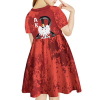 Home Army Poland Kid Short Sleeve Dress Armia Krajowa Kotwica Grunge Style