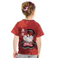 Home Army Poland Kid T Shirt Armia Krajowa Kotwica Grunge Style