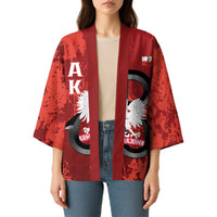 Home Army Poland Kimono Armia Krajowa Kotwica Grunge Style