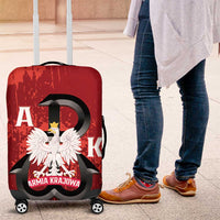 Home Army Poland Luggage Cover Armia Krajowa Kotwica Grunge Style