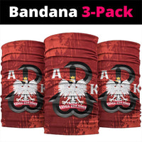 Home Army Poland Neck Gaiter Armia Krajowa Kotwica Grunge Style