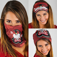 Home Army Poland Neck Gaiter Armia Krajowa Kotwica Grunge Style
