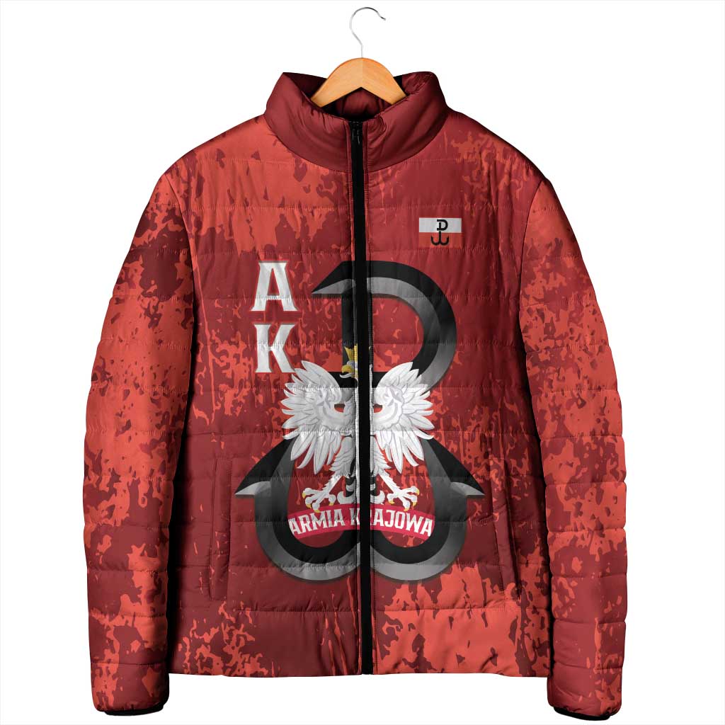 Home Army Poland Padded Jacket Armia Krajowa Kotwica Grunge Style