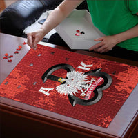 Home Army Poland Puzzle Armia Krajowa Kotwica Grunge Style