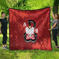 Home Army Poland Quilt Armia Krajowa Kotwica Grunge Style