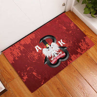 Home Army Poland Rubber Doormat Armia Krajowa Kotwica Grunge Style
