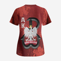 Home Army Poland Scrub Top Armia Krajowa Kotwica Grunge Style