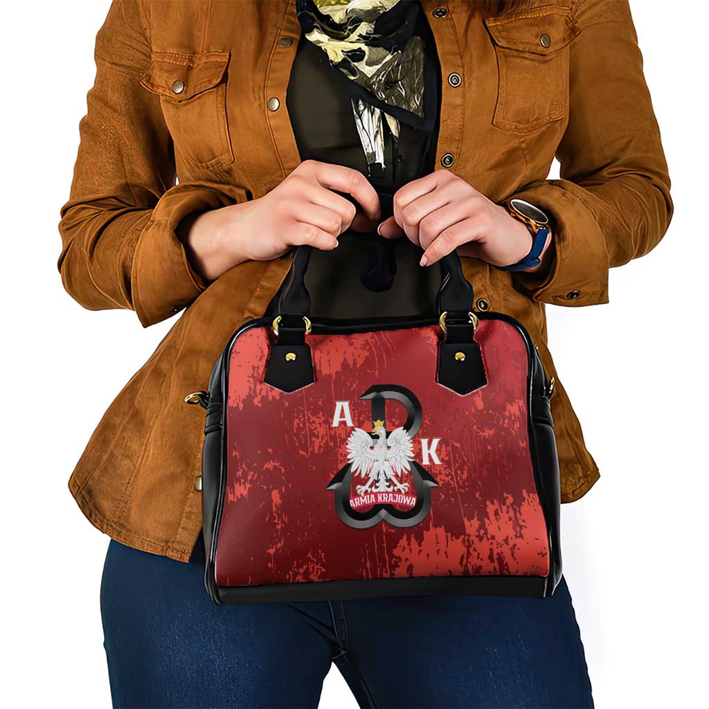 Home Army Poland Shoulder Handbag Armia Krajowa Kotwica Grunge Style