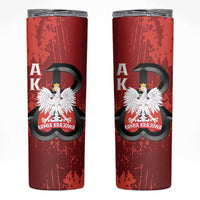 Home Army Poland Skinny Tumbler Armia Krajowa Kotwica Grunge Style