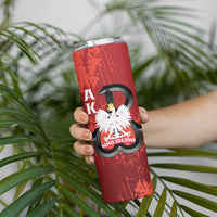 Home Army Poland Skinny Tumbler Armia Krajowa Kotwica Grunge Style