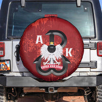 Home Army Poland Spare Tire Cover Armia Krajowa Kotwica Grunge Style