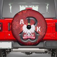 Home Army Poland Spare Tire Cover Armia Krajowa Kotwica Grunge Style