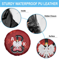 Home Army Poland Spare Tire Cover Armia Krajowa Kotwica Grunge Style