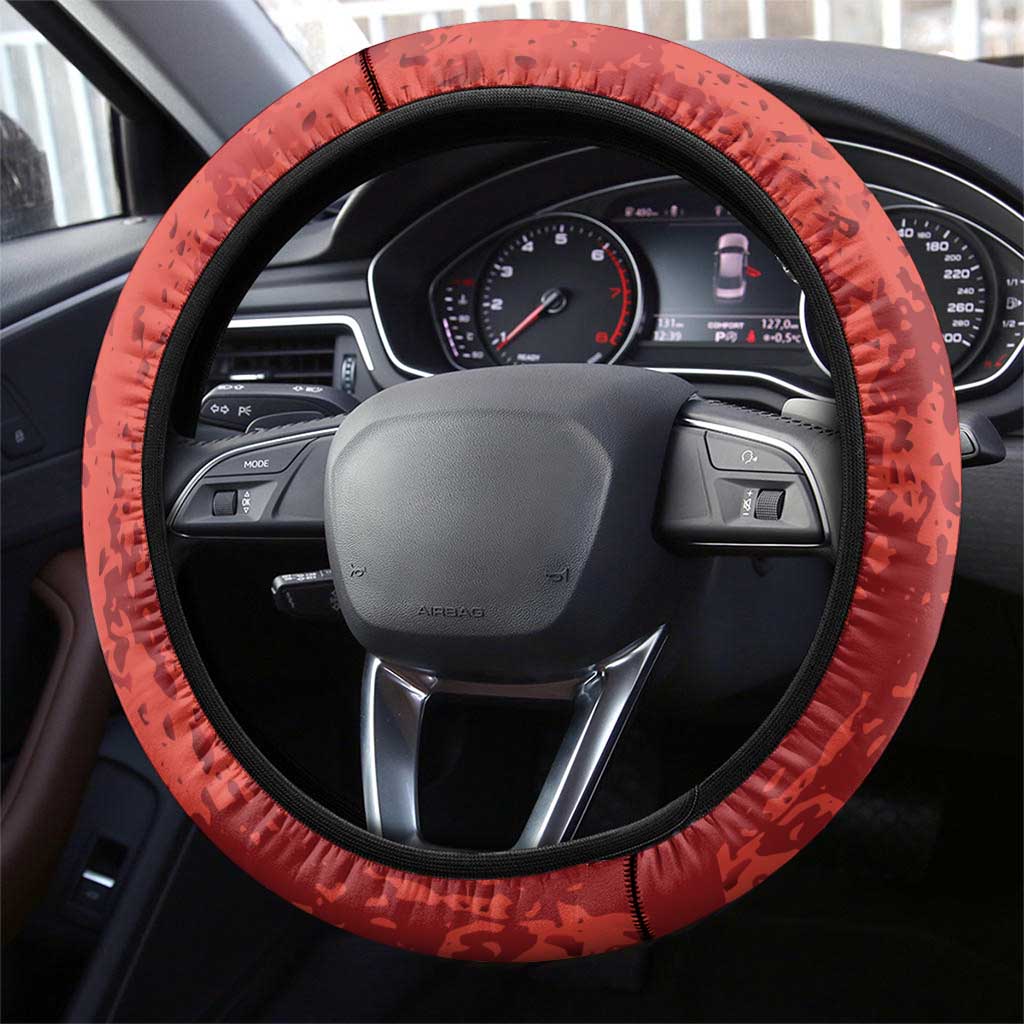 Home Army Poland Steering Wheel Cover Armia Krajowa Kotwica Grunge Style