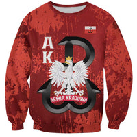 Home Army Poland Sweatshirt Armia Krajowa Kotwica Grunge Style