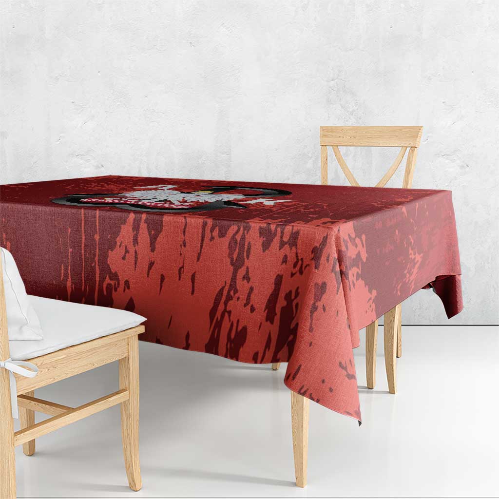 Home Army Poland Tablecloth Armia Krajowa Kotwica Grunge Style