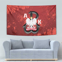 Home Army Poland Tapestry Armia Krajowa Kotwica Grunge Style
