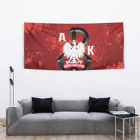 Home Army Poland Tapestry Armia Krajowa Kotwica Grunge Style