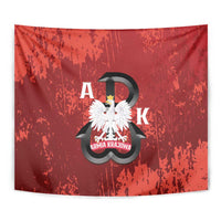 Home Army Poland Tapestry Armia Krajowa Kotwica Grunge Style
