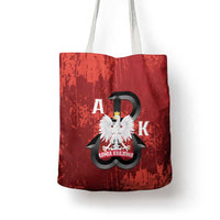 Home Army Poland Tote Bag Armia Krajowa Kotwica Grunge Style