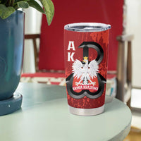Home Army Poland Tumbler Cup Armia Krajowa Kotwica Grunge Style