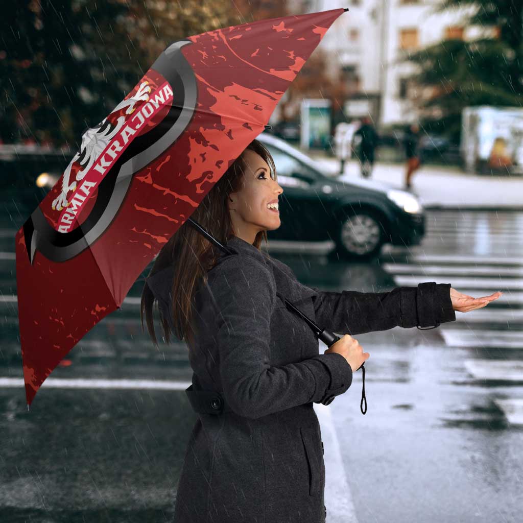 Home Army Poland Umbrella Armia Krajowa Kotwica Grunge Style