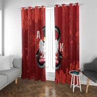 Home Army Poland Window Curtain Armia Krajowa Kotwica Grunge Style