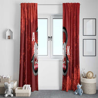Home Army Poland Window Curtain Armia Krajowa Kotwica Grunge Style