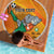 Custom Ivory Coast Football Beach Blanket 2024 Mascot With Champions Trophy - Wonder Print Shop